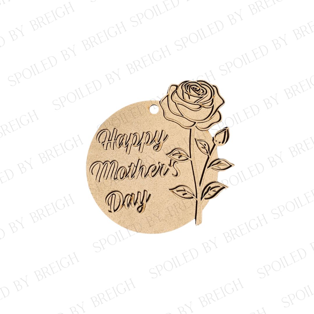 Happy Mother's Day Rose (Ornament)