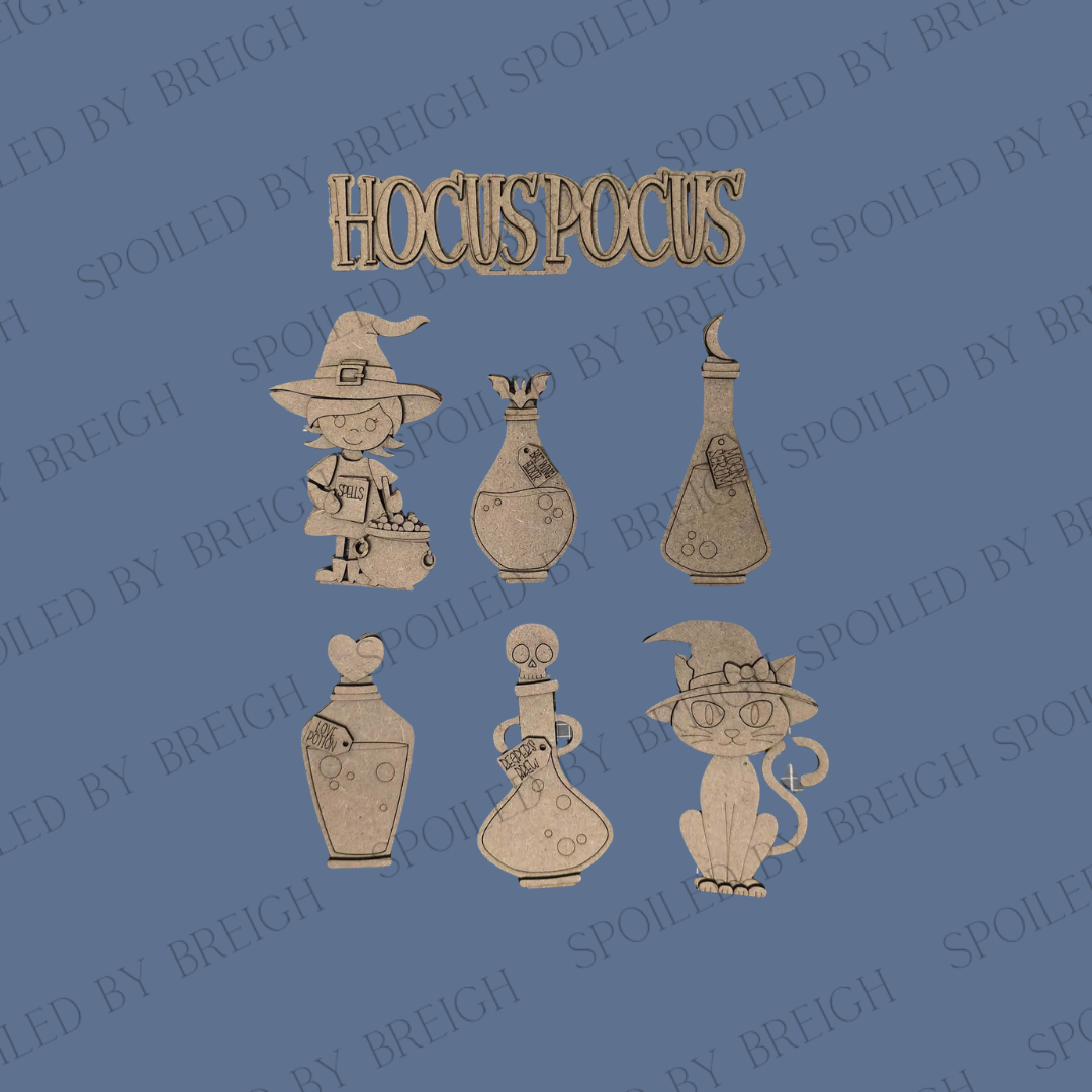 Hocus Pocus Inserts for Wall Collage Interchangeable