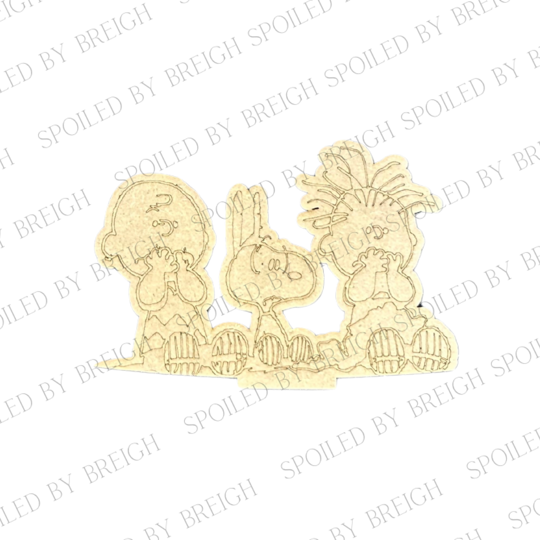 Watts of Love- Peanuts Basket Inserts