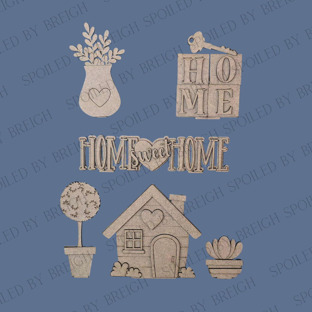 Home Inserts for Wall Collage Interchangeable