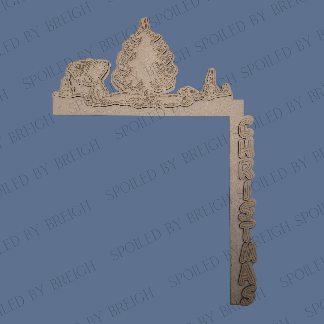 Watts of Love-Christmas Tree Farm Door trim decor