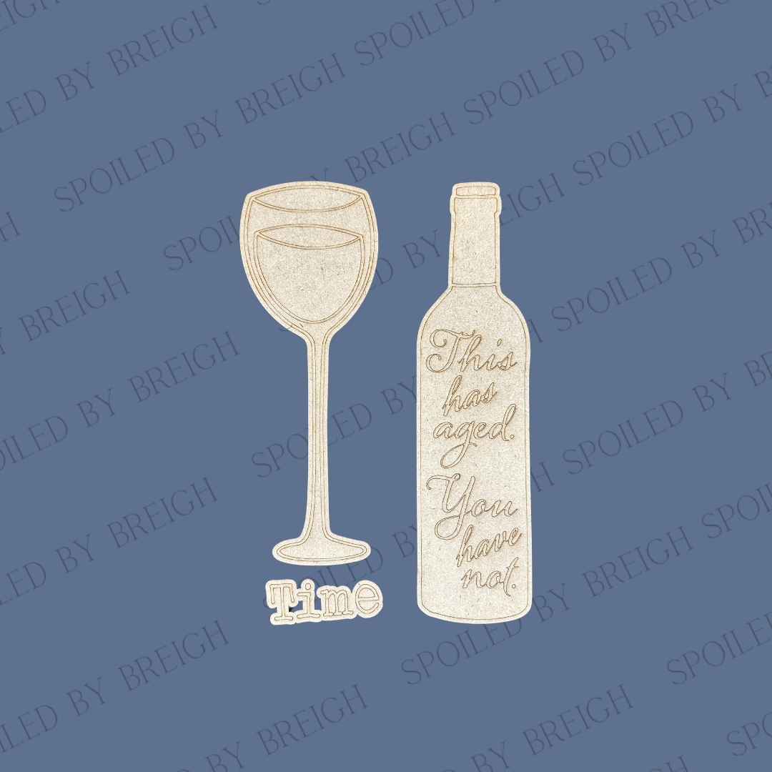 Wine Time Cutouts- B