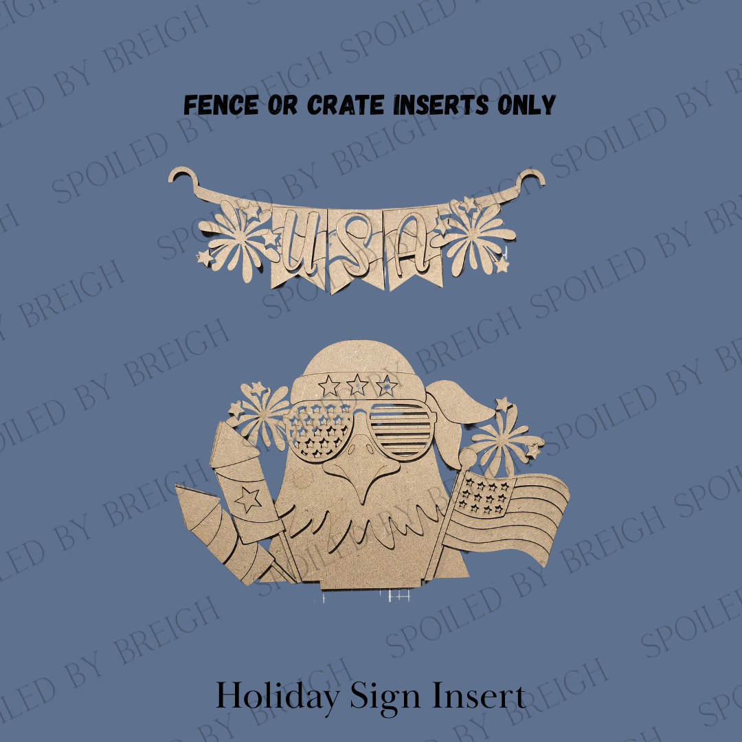 Bald Eagle America Holiday Inserts