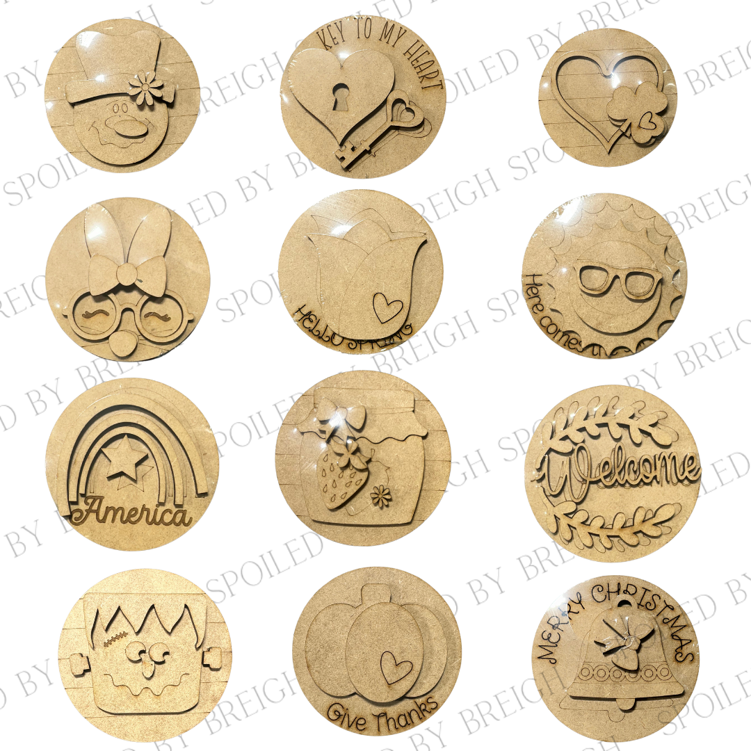3 inch circle inserts