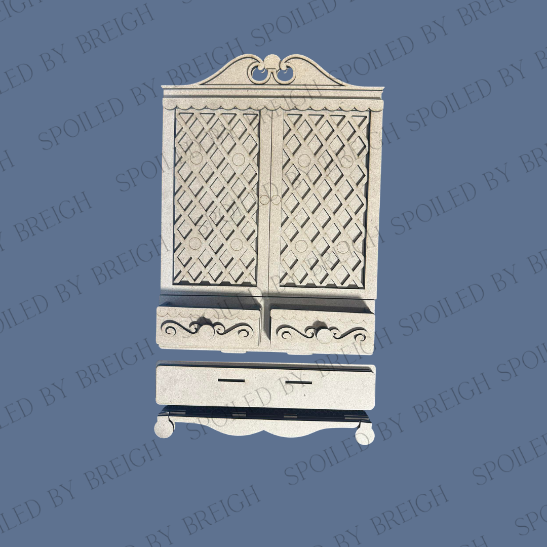Cottage Cabinet Garden Lattice