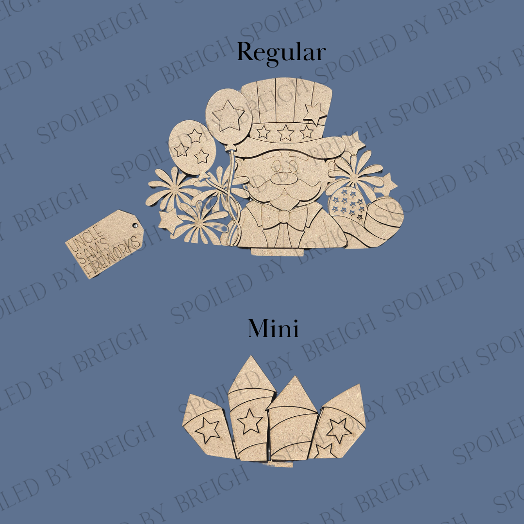 Uncle Sam Basket Insert