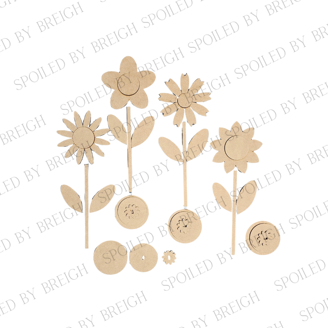 4 Spring Flowers