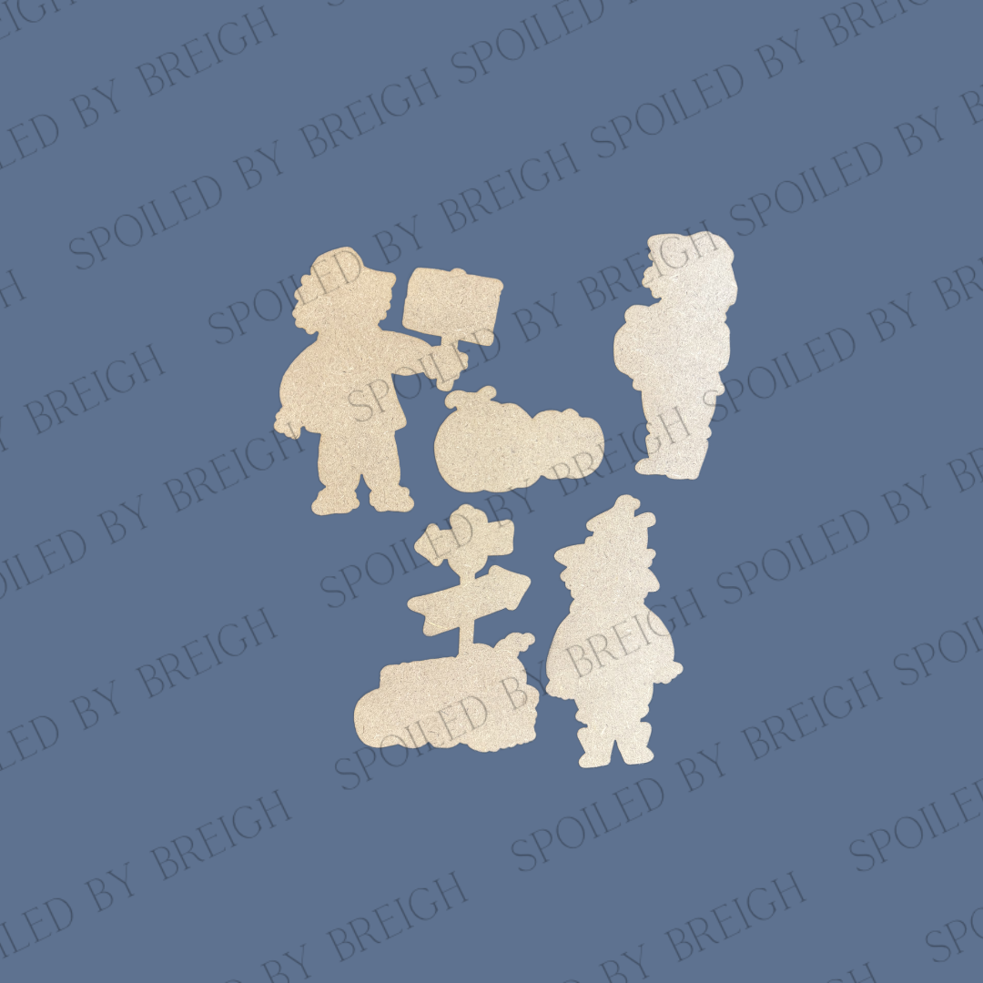 Happy Scarecrow Cutouts