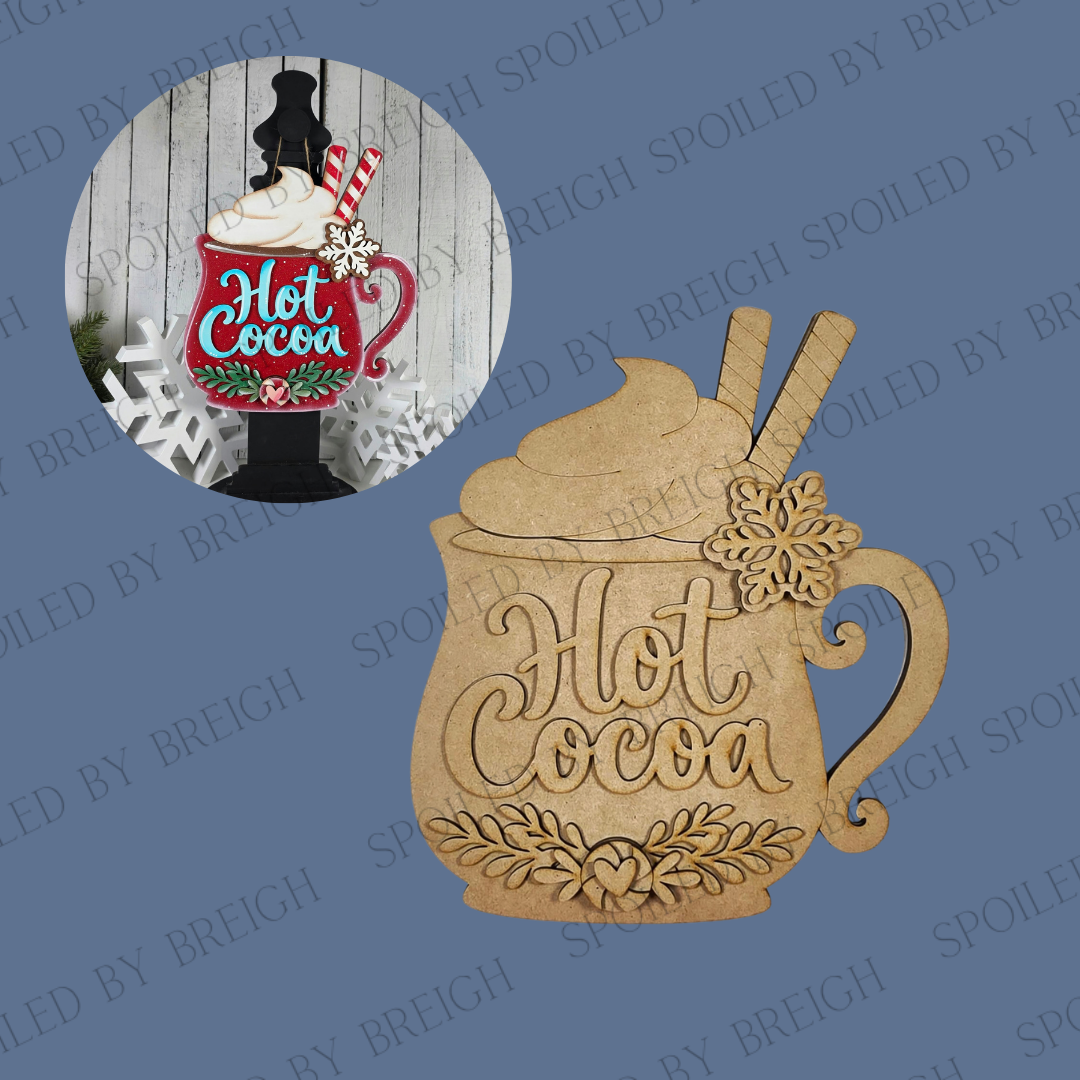 Hot Cocoa Door Hanger