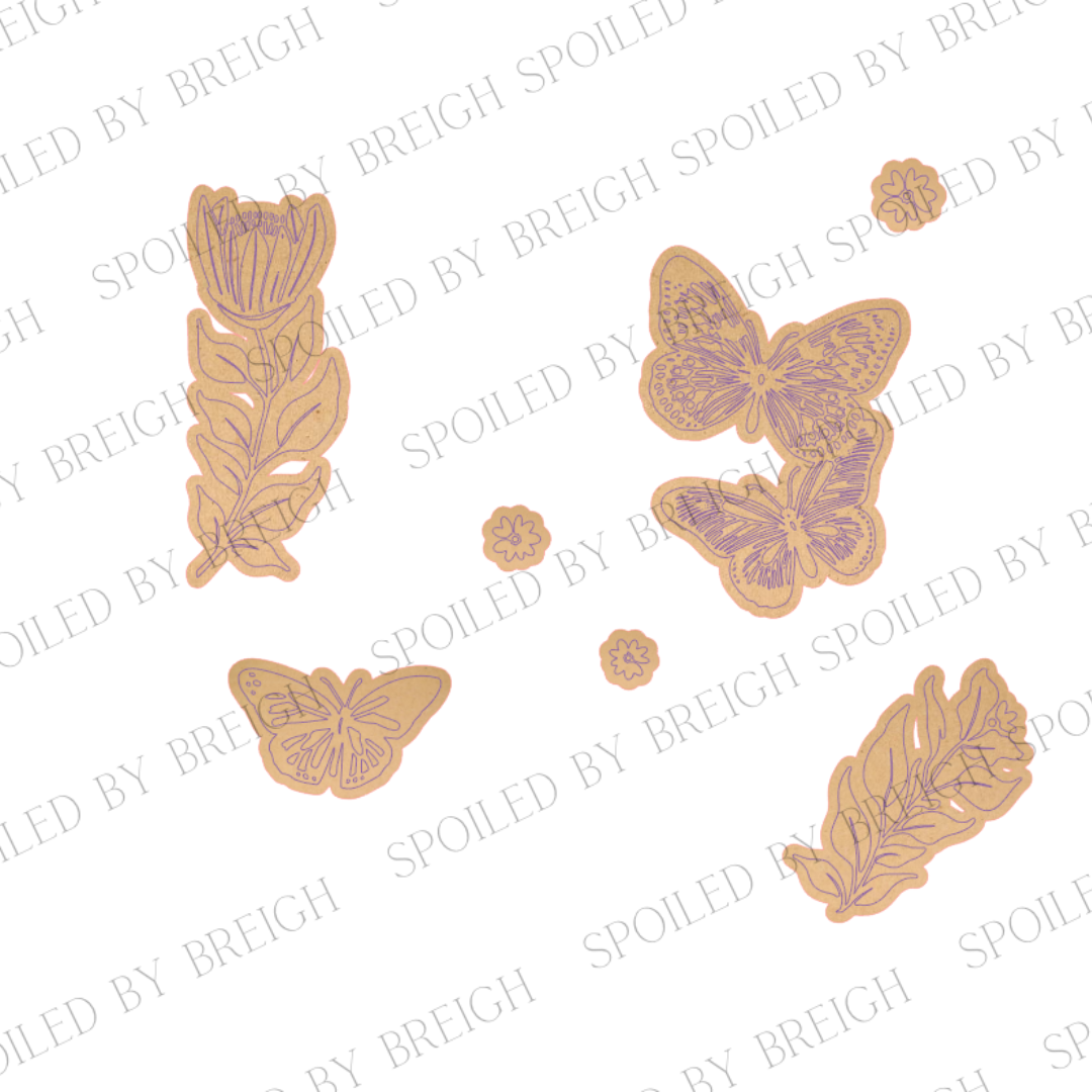 Butterfly Florals (A)
