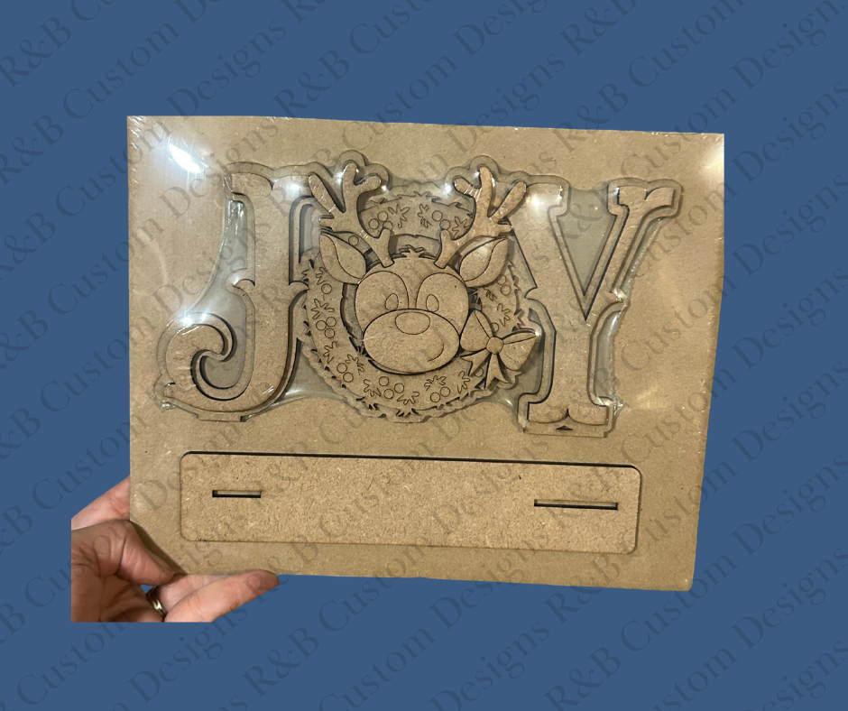Joy Reindeer Shelf Sitter