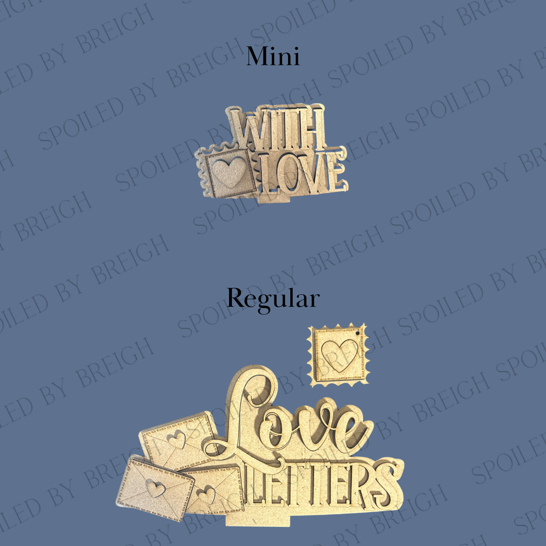 Love Letters Basket Insert