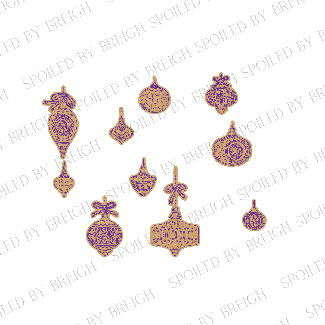 Whimsical Ornaments Pattern-B