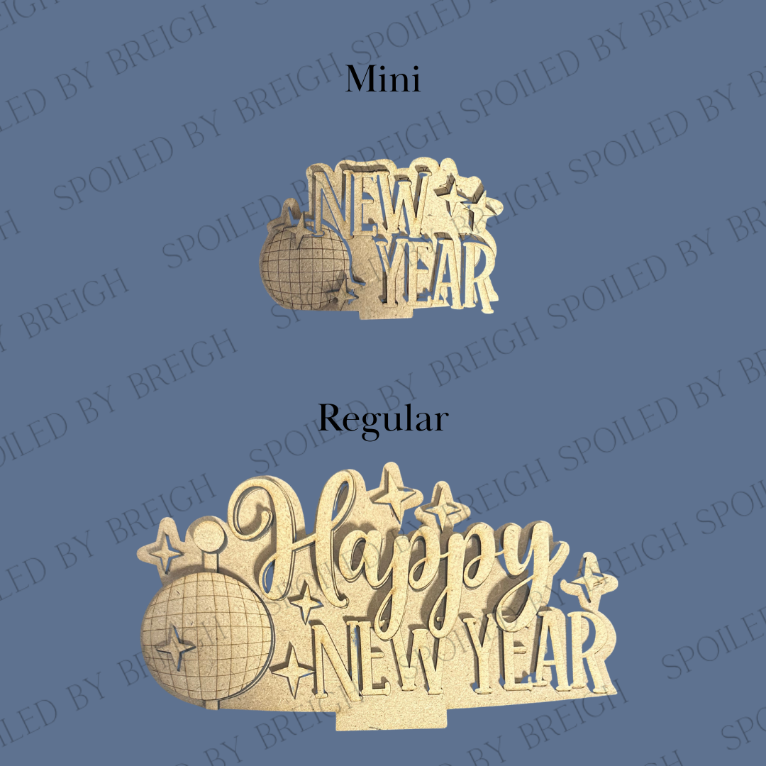 New Years Basket Insert
