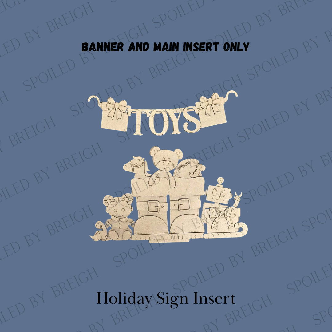 Christmas Toys Holiday Inserts