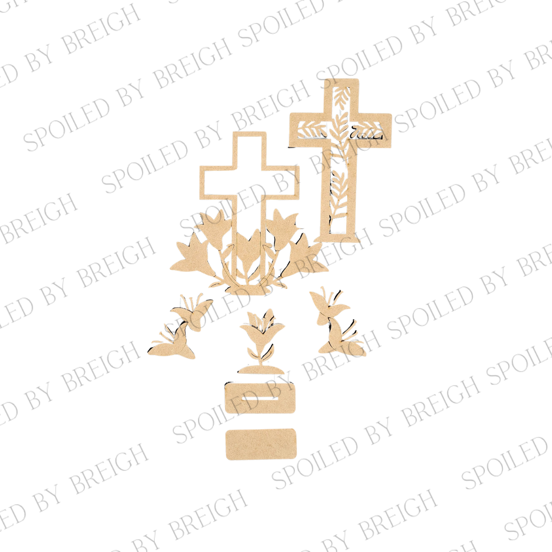 Lilies and Cross
