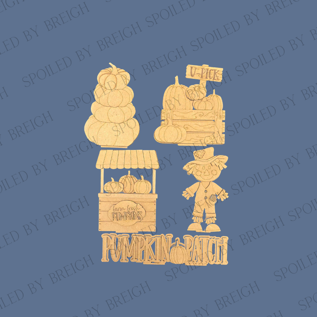 Pumpkin Patch for Wall Collage Interchangeable