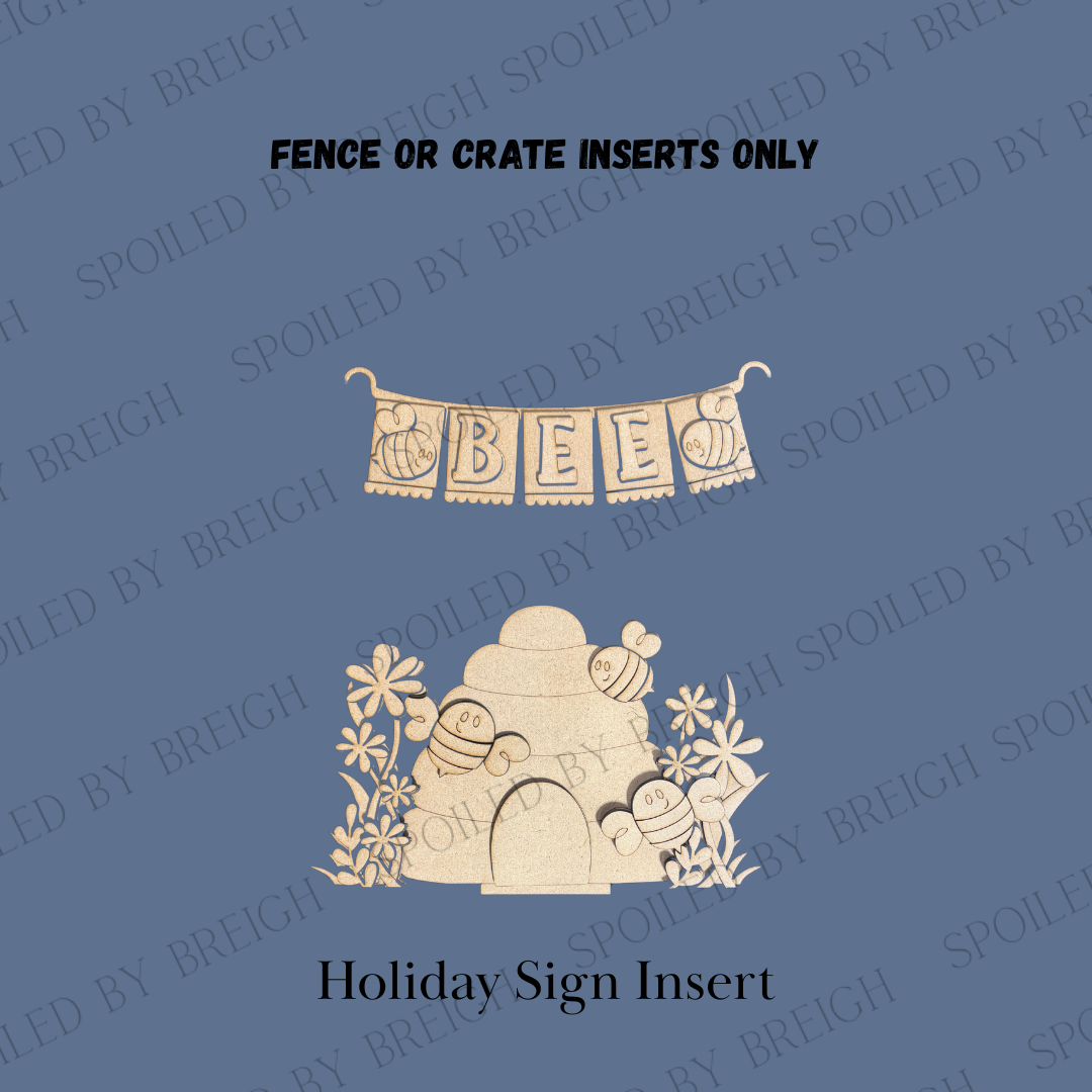 Bee Holiday Inserts