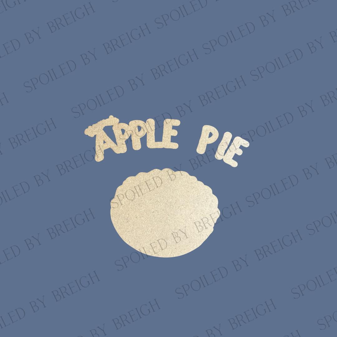 Homemade Apple Pie Cutouts