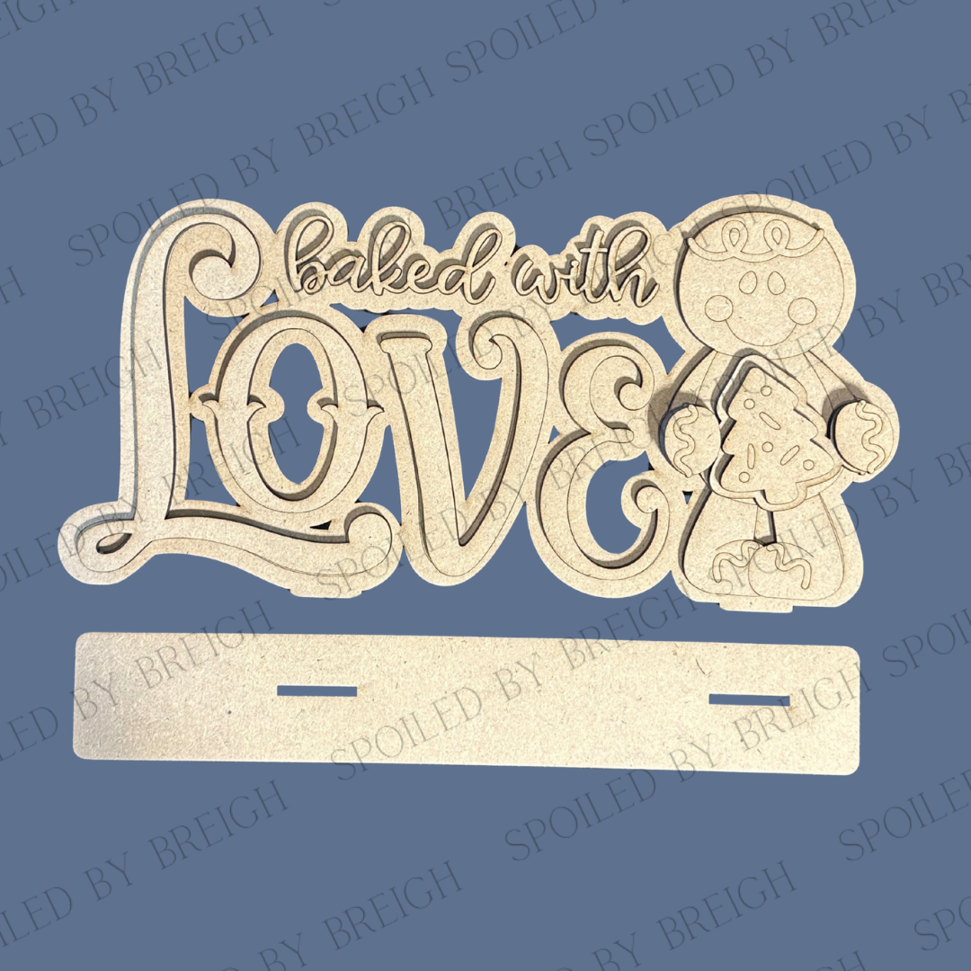 Baked with Love Shelf Sitters