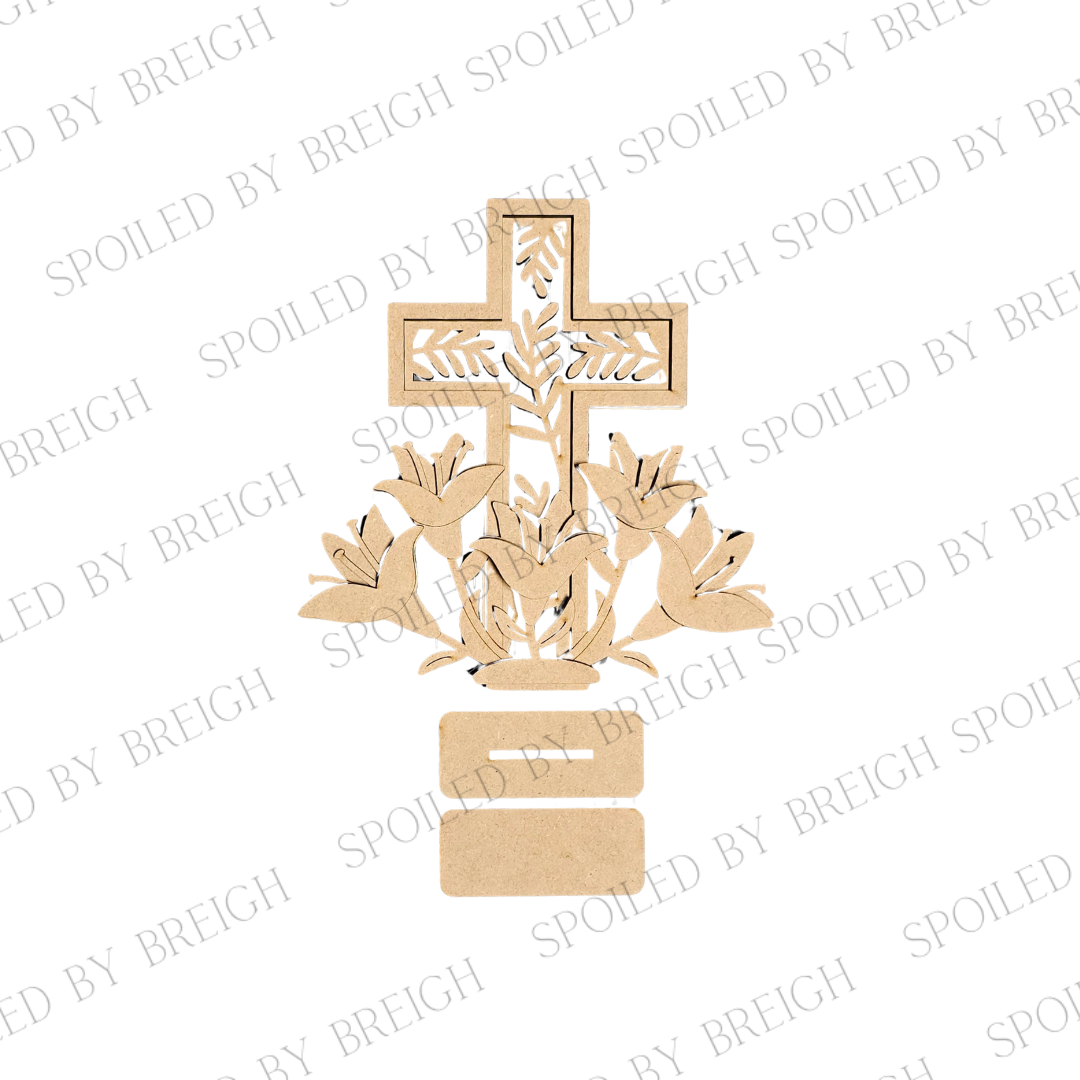 Lilies and Cross