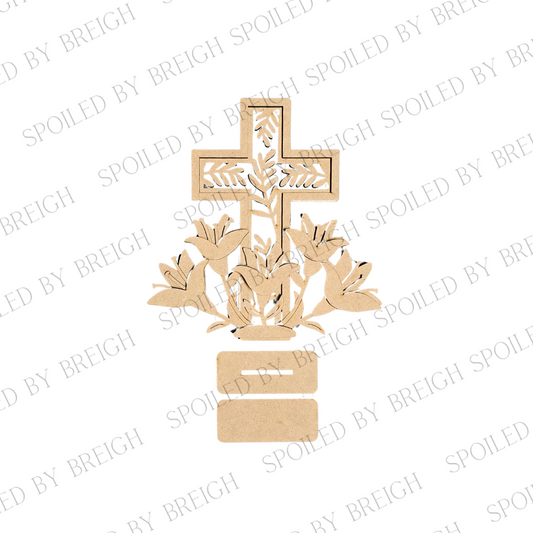 Lilies and Cross