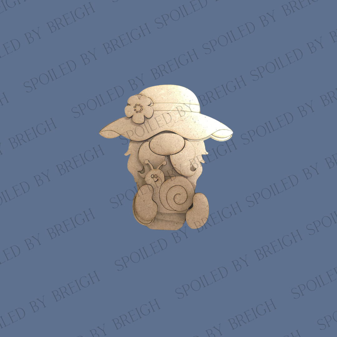 Gnome with Snail Mug Hugger