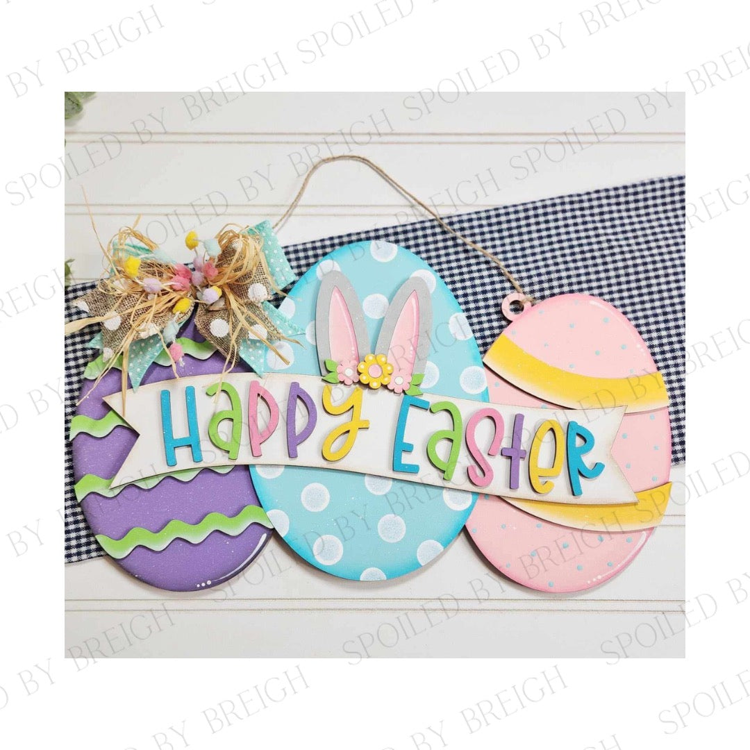 Happy Easter (door hanger)