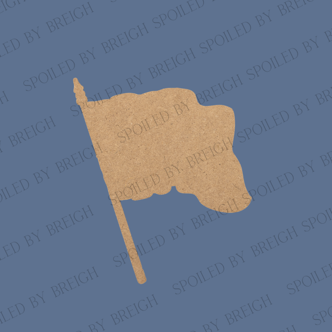 Vintage Flag Cutout