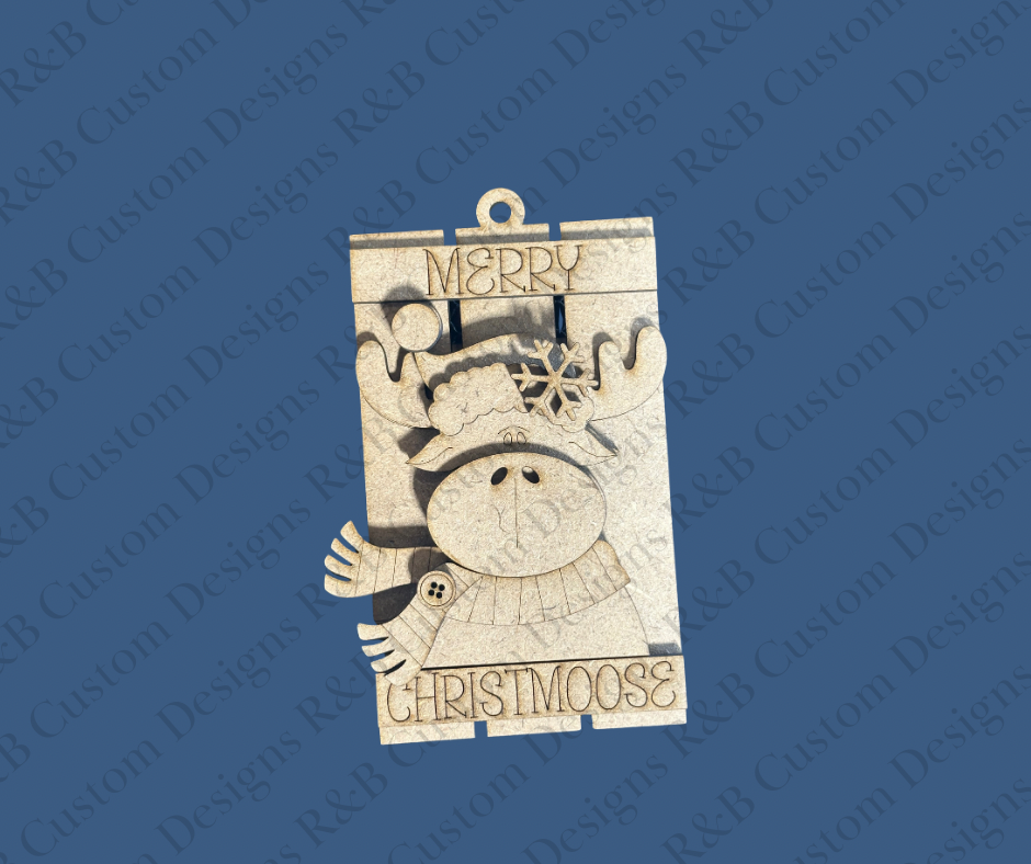Moose Gift Card Ornament