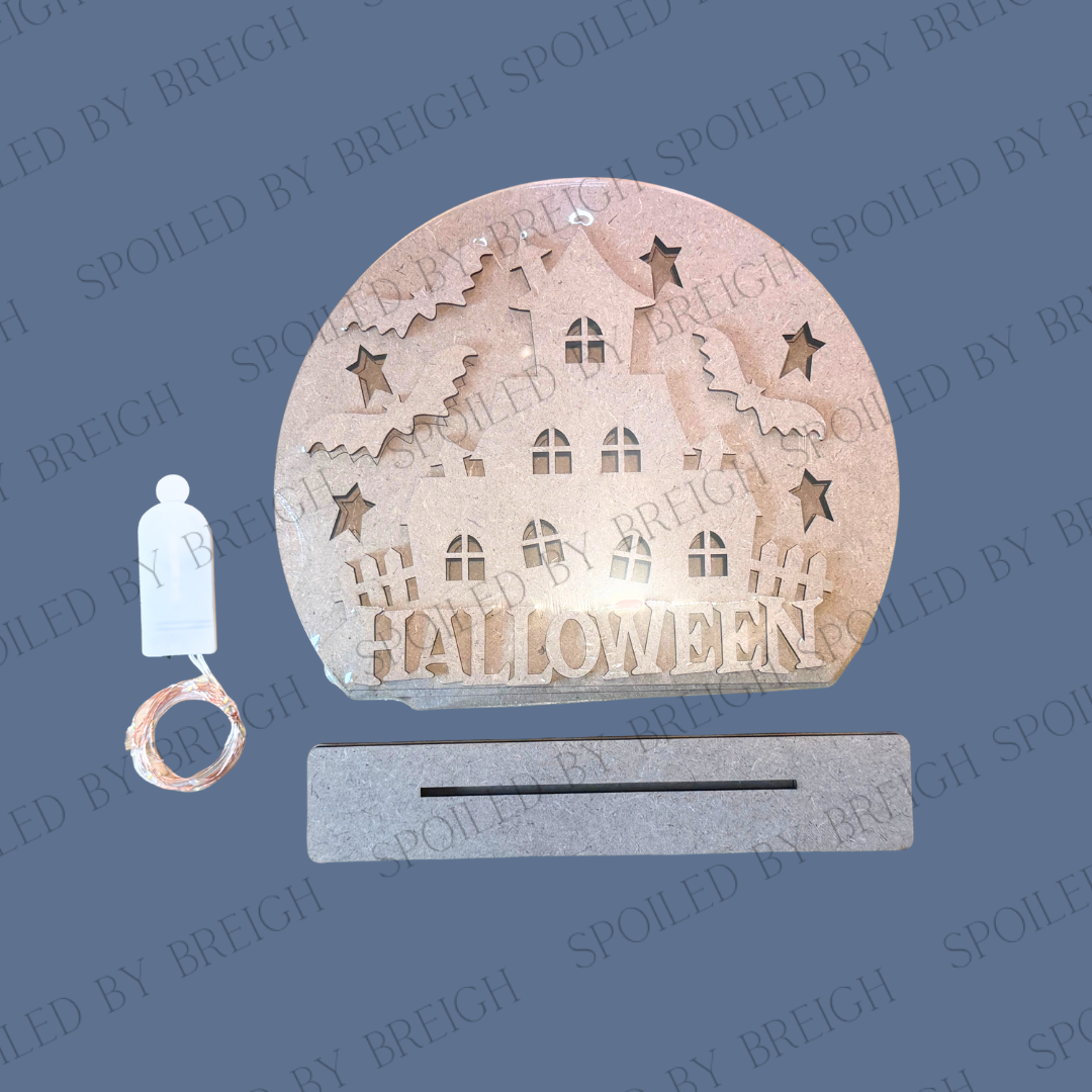 Light Up Halloween Shelf Sitter