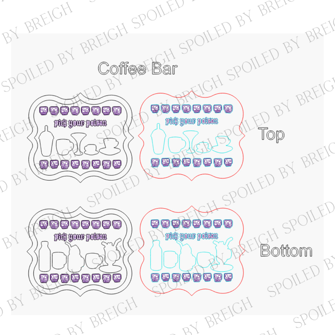 Pick Your Poison Sign - Options Available