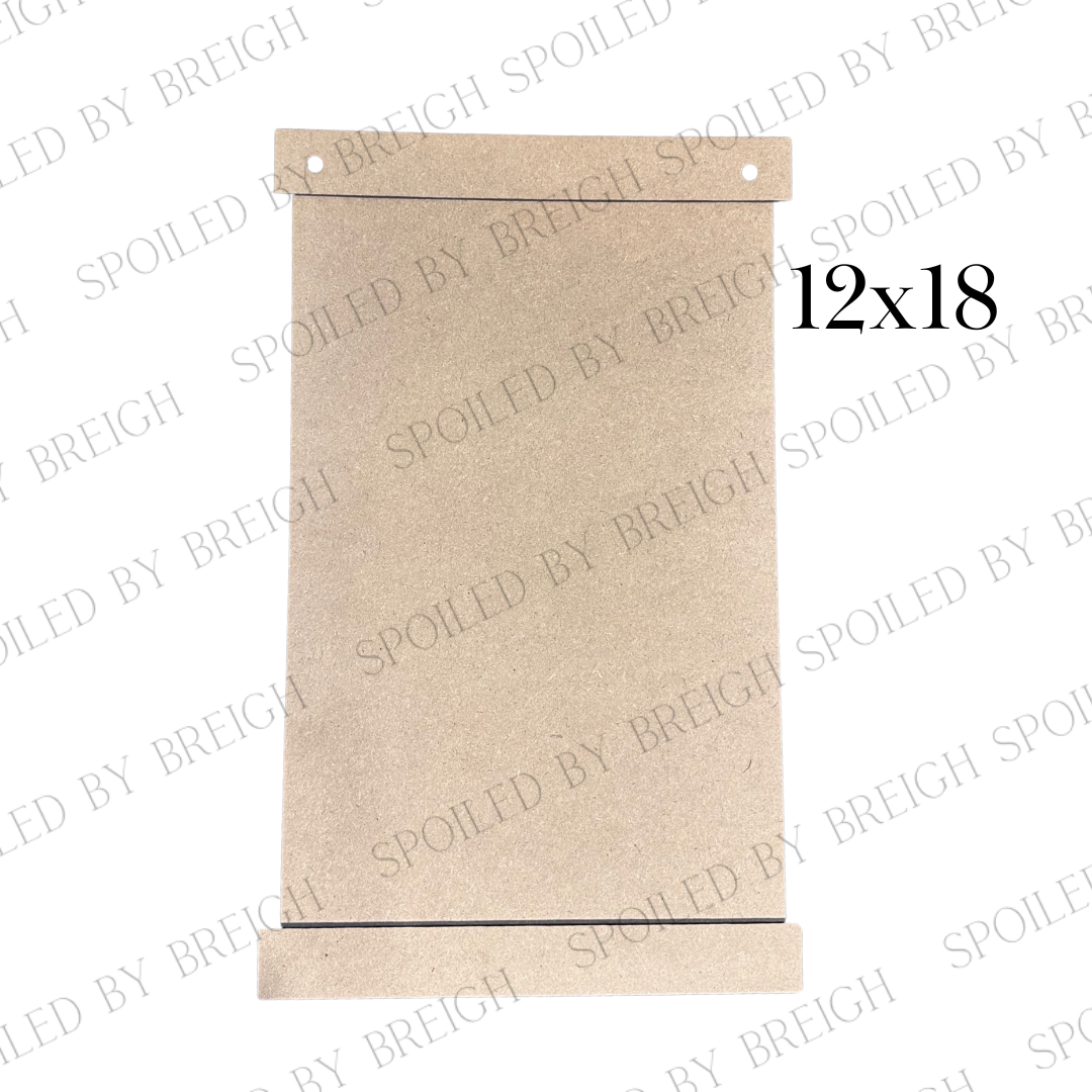 Hanging Scroll Sign- multiple sizes