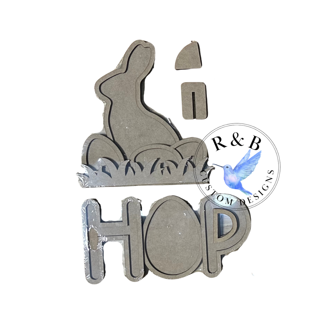 Bunny and Hop Duo Cutouts