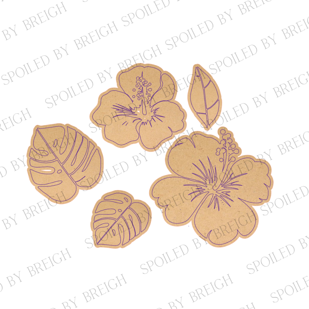 Hibiscus Pattern- D