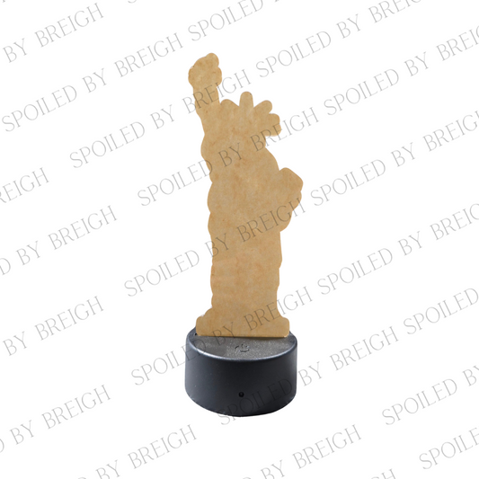 Lady Liberty Acrylic -(Black light base)