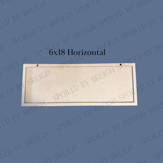 Rectangular Frame 6x18