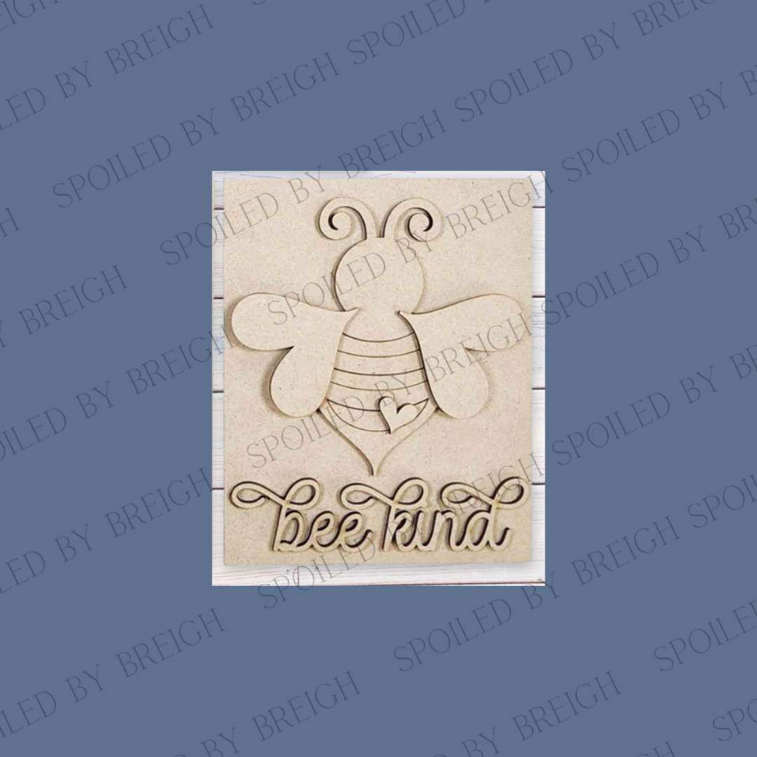 Honey Bee Trio Signs-Bee Kind