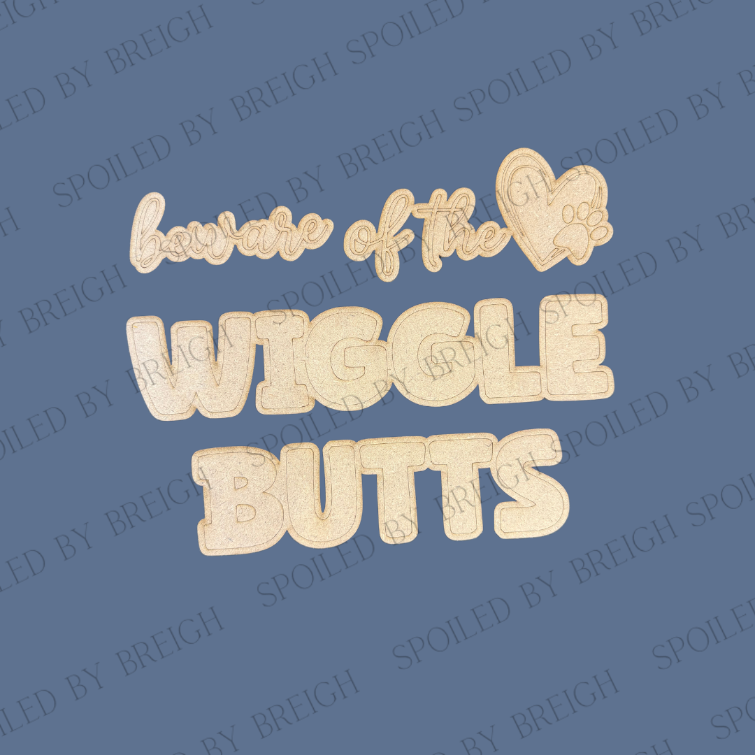 Wiggle Butts Door Round