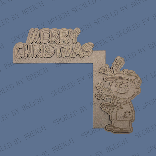 Watts of Love-Charlier Brown Tree  Door trim decor