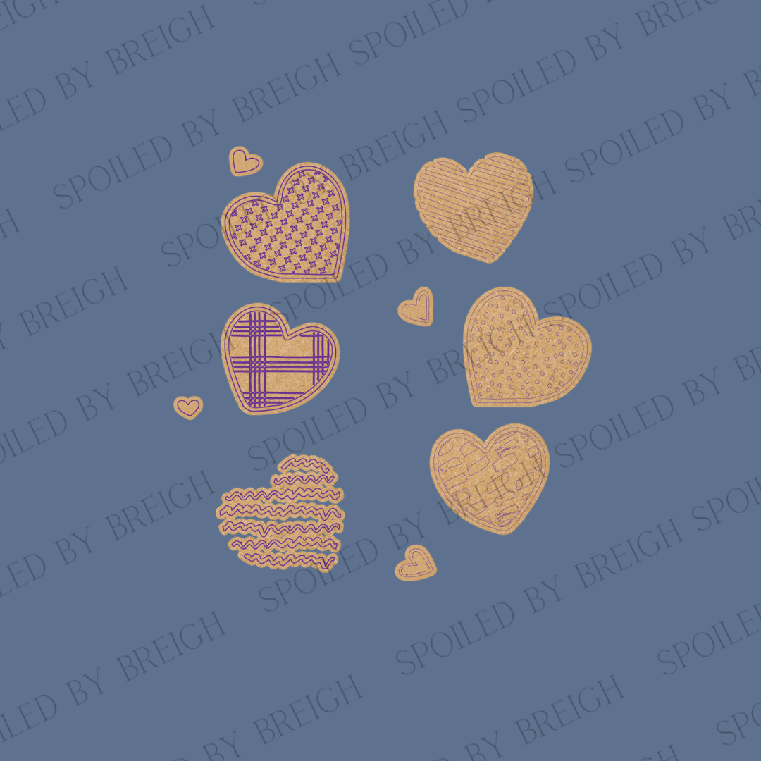 Pattern Hearts-B