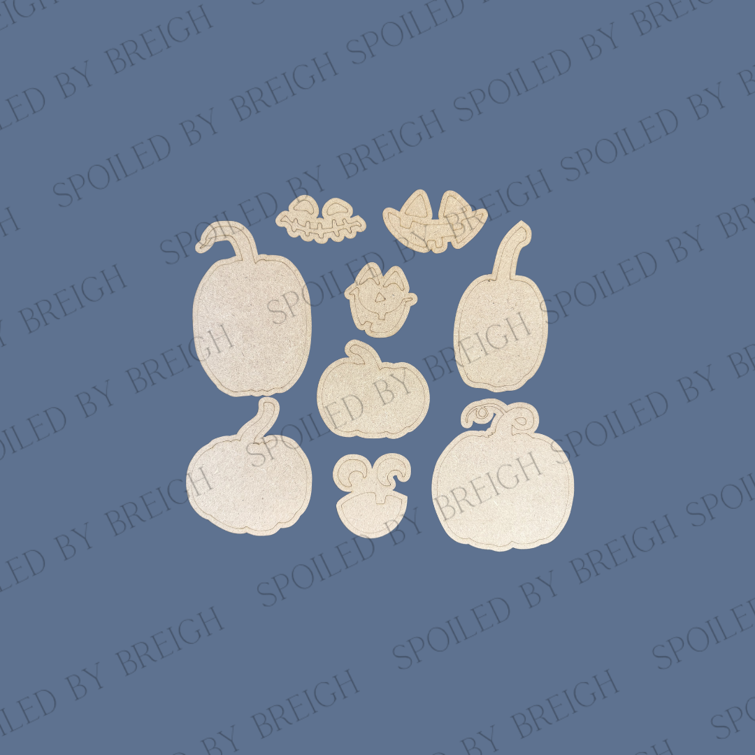 Gourd-geous Faces Cutouts