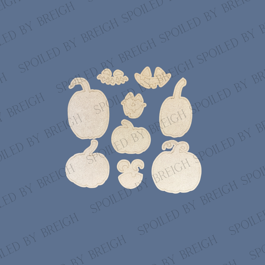 Gourd-geous Faces Cutouts