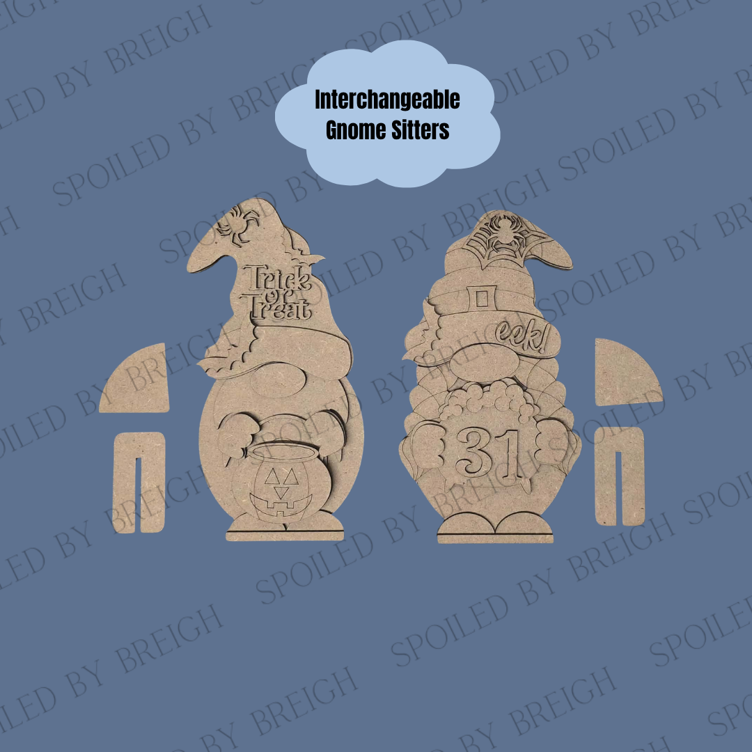 Halloween Add-on for Interchangeable Gnome Sitters