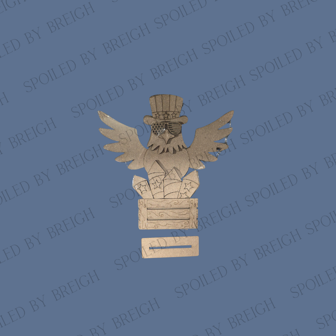 Bald Eagle Crate Shelf Sitter