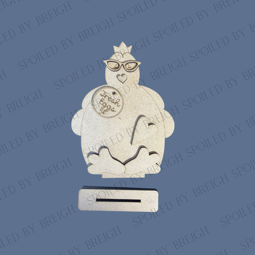 Farm Chicken Shelf SItter