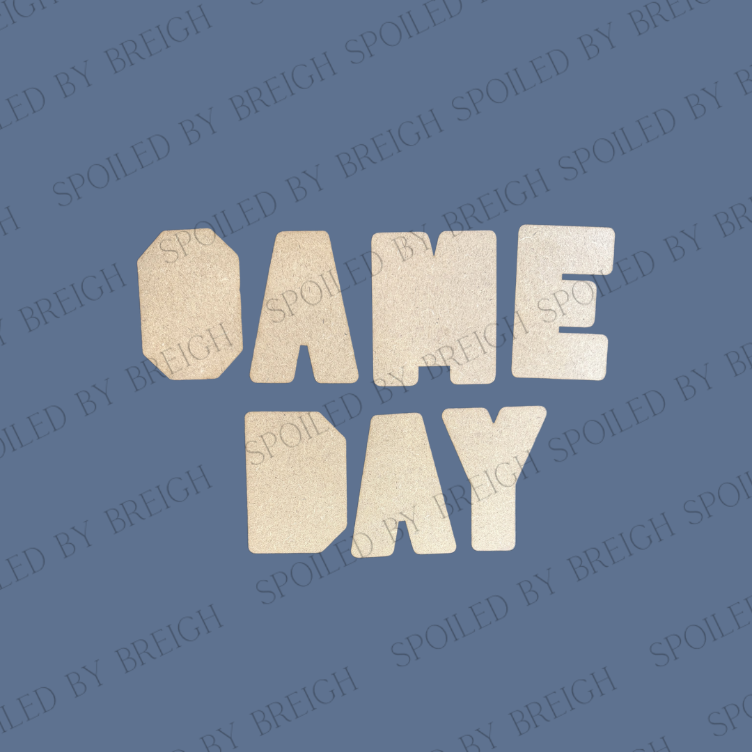 Game Day Cutouts