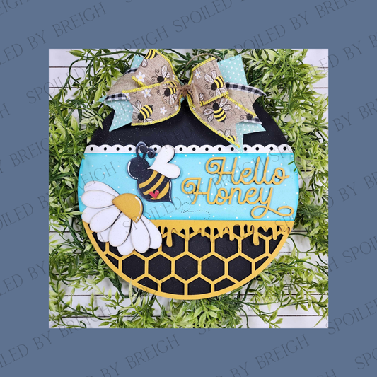 Hello Honey Door Hanger