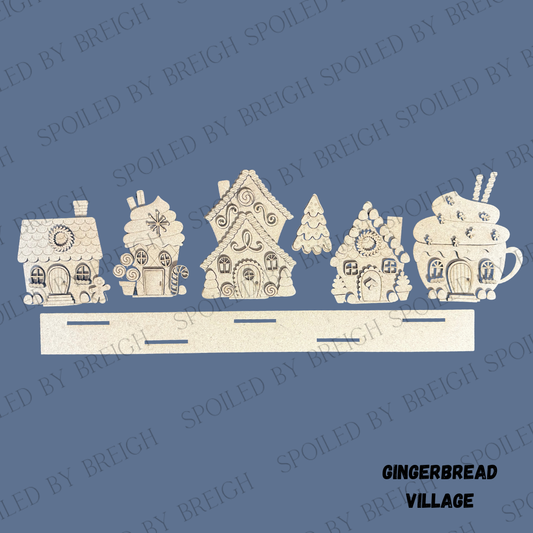 Gingerbread Mini Houses- Set of 5