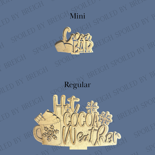 Hot Cocoa Basket Insert